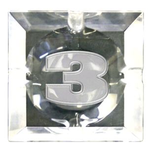 #3 Crystal Ashtray Laser etched